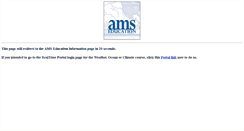 Desktop Screenshot of amsedu.ametsoc.org