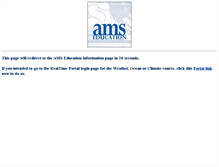Tablet Screenshot of amsedu.ametsoc.org